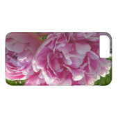 Roze Pioen foto huisje boerderij bloementuin Case-Mate iPhone Case (Achterkant (Horizontaal))