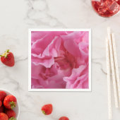 Roze pioen standaard cocktail servetten (Insitu)