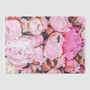 Roze Pioen Tissue Papier Tinten