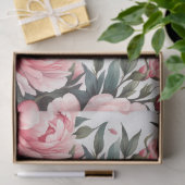 Roze Pioen Tissuepapier (Geschenk)