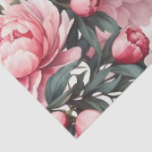 Roze Pioen Tissuepapier (Detail)