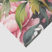 Roze Pioen Tissuepapier (Detail)