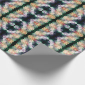 Roze pioenbloemen vermenigvuldigd Abstract Cadeaupapier (Hoek)