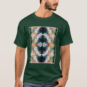 Roze pioenbloemen vermenigvuldigd Abstract T-shirt