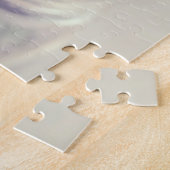 Roze Pioenen in glazen pot Legpuzzel (Zijkant)