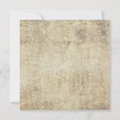 Roze pioenen vintage bruiloft uitnodiging (Achterkant)