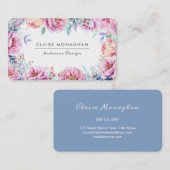 Roze Pioenen | VISITEKAARTJES (Voorkant / Achterkant)