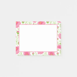 Roze Pioenentuin Post-it® Notes