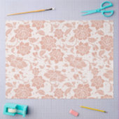 Roze pioenroos bloemenontkoppeling tissuepapier (Craft)