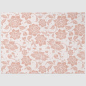 Roze pioenroos bloemenontkoppeling tissuepapier (Voorkant)