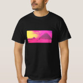 Roze piramide T-shirt (Voorkant)