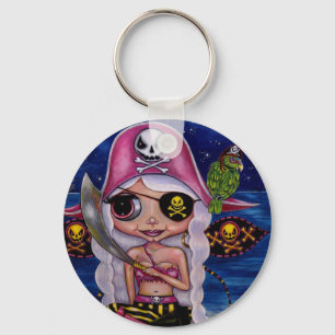 Roze Pirate Fairy Sleutelhanger