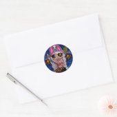 Roze Pirate Fairy Sticker (Envelop)
