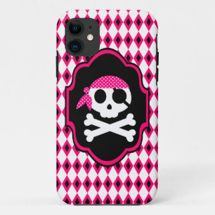 Roze Pirate Gothic Telefoon Case