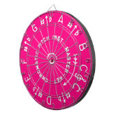 Roze pitch Pipe Dartbord (Voorkant Rechts)