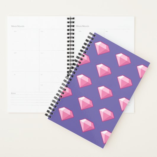 Roze Pixel Diamond Planner (Display)