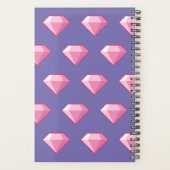 Roze Pixel Diamond Planner (Achterkant)