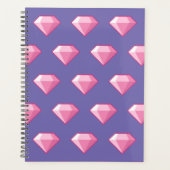 Roze Pixel Diamond Planner (Voorkant)