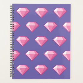 Roze Pixel Diamond Planner