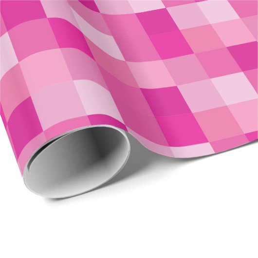 Roze pixelaatpatroon cadeaupapier (Rol Hoek)
