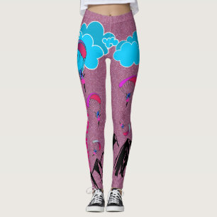 Roze Pixie Dust Paragliding Leggings