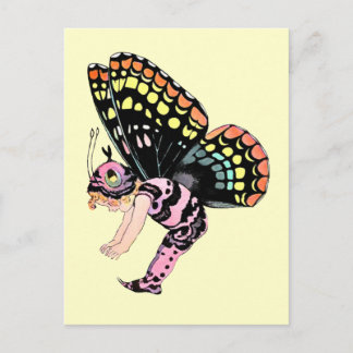 Roze Pixie Fairy Briefkaart