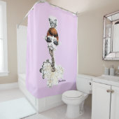 Roze Pixie Shower Curtain Douchegordijn (In situ)