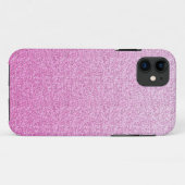 Roze Pizzazz Faux Glitter Case-Mate iPhone Case (Achterkant (horizontaal))