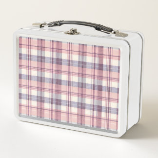  roze plaid lunchbox