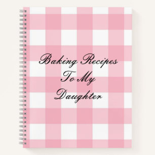 ROZE PLAID NOTITIEBOEK