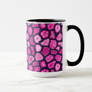 Roze plakjes mok