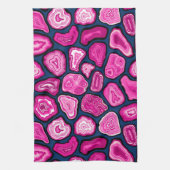 Roze plakjes theedoek (Verticaal)