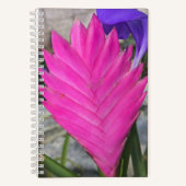 Roze Plant Floral Notitieboek (Voorkant)