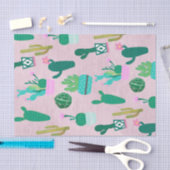 Roze Planten van de Zuidwestelijke Cacti Cactus Tissuepapier (Craft)