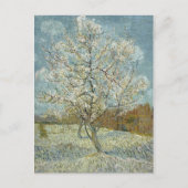 Roze platte boom van Vincent Van Gogh Briefkaart (Voorkant)
