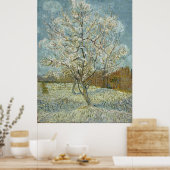 Roze platte boom van Vincent Van Gogh Poster (Keuken)