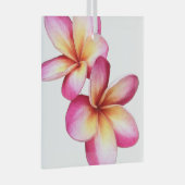 Roze Plumeria Ornament (Voorkant Rechts)