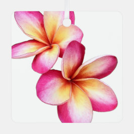 Roze Plumeria Ornament