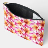 Roze Plumeria Print Cut Naaizak Etui (Open)