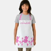 Roze poedels personaliseren schort (Insitu)