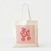 Roze Poedeltas Tote Bag (Voorkant)