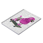 Roze poel en skateboard notitieboek (Linkerzijde)