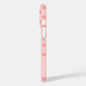 Roze poka Dots Case-Mate iPhone Case (Achterkant / Links)
