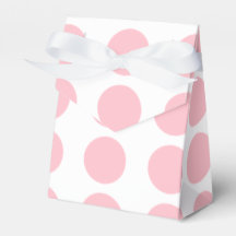 Roze poka Dots Design Favor Box
