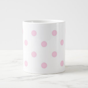 Roze poka Dots Extra Grote Beker