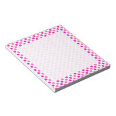 Roze poka Dots Notitieblok (Schuin)