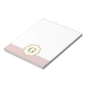 Roze poka Dots Notitieblok (Gedraaid)