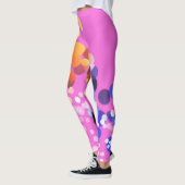Roze pokadots leggings (Links)