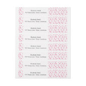 Roze pokadots, poolvlek, Stippen, gedopt (Vel)