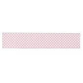 Roze pokadots, poolvlek, Stippen, gedopt Medium Tafelloper (Horizontaal)